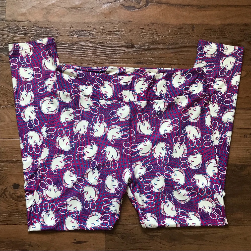 LuLaRoe Disney Mickey Face Print Leggings!